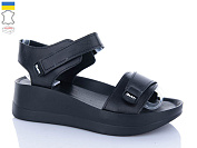 Босоножки Garti 10 чорний шк. от магазина Frison