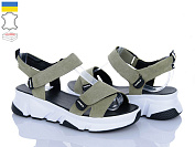 Босоножки A.N.I.One 4075-6 зелений замш от магазина Frison