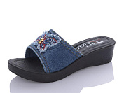 Шлепанцы Sali 70 синій от магазина Frison