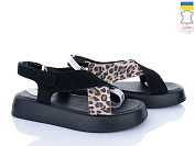 Босоножки Viscala 23211LP-1 чор-велюр-св.лео от магазина Frison