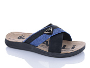 Шлепанцы Oskar 51-25 чор-синій от магазина Frison