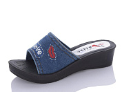 Шлепанцы Sali 66 синій от магазина Frison