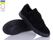 Кеды Gleb M231 чорний замш от магазина Frison