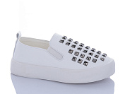 Слипоны Jibukang C729-2 white от магазина Frison