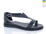 Босоножки Garti 19 чорний шк. от магазина Frison