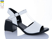 Босоножки Sali 162 білйи чор-п. от магазина Frison