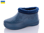 Галоши Sanlin2 Квітка хутро т.синій от магазина Frison