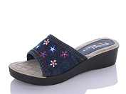 Шлепанцы Sali 78 синій от магазина Frison