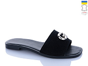 Шлепанцы Garti 08 чорний замш от магазина Frison