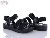 Босоножки Qq Shoes H5357 black батал от магазина Frison