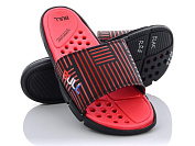 Шлепанцы Obuv Ok R022  black-red от магазина Frison