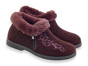 Ботинки Rai Shoes 2203 бордовий от магазина Frison