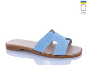 Шлепанцы Garti 02 блакитний замш от магазина Frison