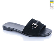 Шлепанцы Garti 06 чорний замш от магазина Frison