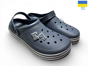 Кроксы Rai Shoes 601 сірий от магазина Frison