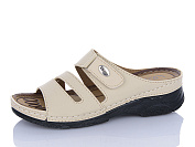 Шлепанцы Sali One 5727 бежевий от магазина Frison