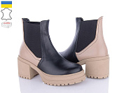 Ботинки G-Ayra 495 чор-мокко беж-под от магазина Frison