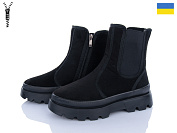 Ботинки Lvovbaza Progress 5405-1 фліс чорний от магазина Frison