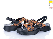 Босоножки Viscala 23938LP-176 шк.чор-велюр-лео от магазина Frison