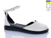 Туфли Sali 23 бежевий чор-п. от магазина Frison