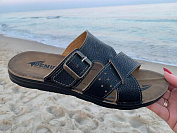 Шлепанцы Demur MKN6835 black от магазина Frison