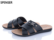 Шлепанцы Spencer 2101 чорний от магазина Frison