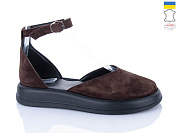 Туфли Sali 2225 коричневий з чор-п. от магазина Frison