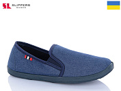 Слипоны Slipers Джинс синій от магазина Frison