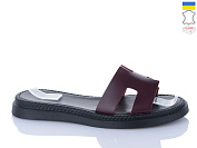 Шлепанцы Sali 501-1 бордовий чор-п. от магазина Frison