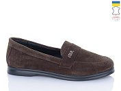 Туфли Sali B6 шоколад з чор-п. от магазина Frison