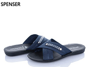 Шлепанцы Spencer 0301 синій от магазина Frison