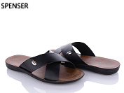 Шлепанцы Spencer 3404 чорний от магазина Frison