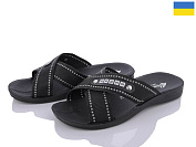 Шлепанцы Gurkem TRK2026-003-1 чорний-білий от магазина Frison