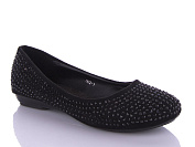 Балетки Miss Ilonna 502-1 black от магазина Frison