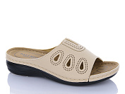 Шлепанцы Sali One 201-48 бежевий от магазина Frison