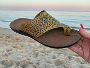 Шлепанцы Demur MKD2701 camel от магазина Frison