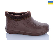Галоши Dago Паяс Г хутро жін.квітка коричневий от магазина Frison