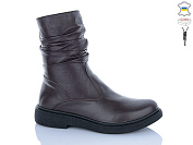 Ботинки Sali 19 коричневий к чор-п.зима от магазина Frison