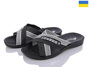 Шлепанцы Gurkem TRK2026-003-1(6) чорний-сірий от магазина Frison