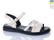 Босоножки Sali 1103 бежевий чор-п. от магазина Frison