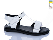 Босоножки Sali 13 білий чор-п. от магазина Frison