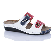 Шлепанцы Sali One 502-2404 біл-червоний от магазина Frison