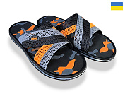 Шлепанцы Rai Shoes M203 помаранчевий от магазина Frison