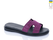 Шлепанцы Garti 2 фіолетовий замш от магазина Frison