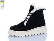 Ботинки Sali 2215 чорний з біл-п.зима от магазина Frison