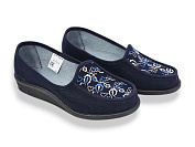 Тапочки Rai Shoes 55125218 синій от магазина Frison