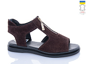 Босоножки Garti 10 коричневий замш от магазина Frison