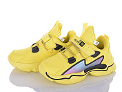 Кроссовки Viktoria FB202-1-14 black-yellow от магазина Frison