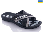 Шлепанцы Gurkem TRK2026-1 STL чорний-сірий от магазина Frison