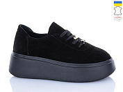 Кроссовки Garti 06 чорний замш от магазина Frison